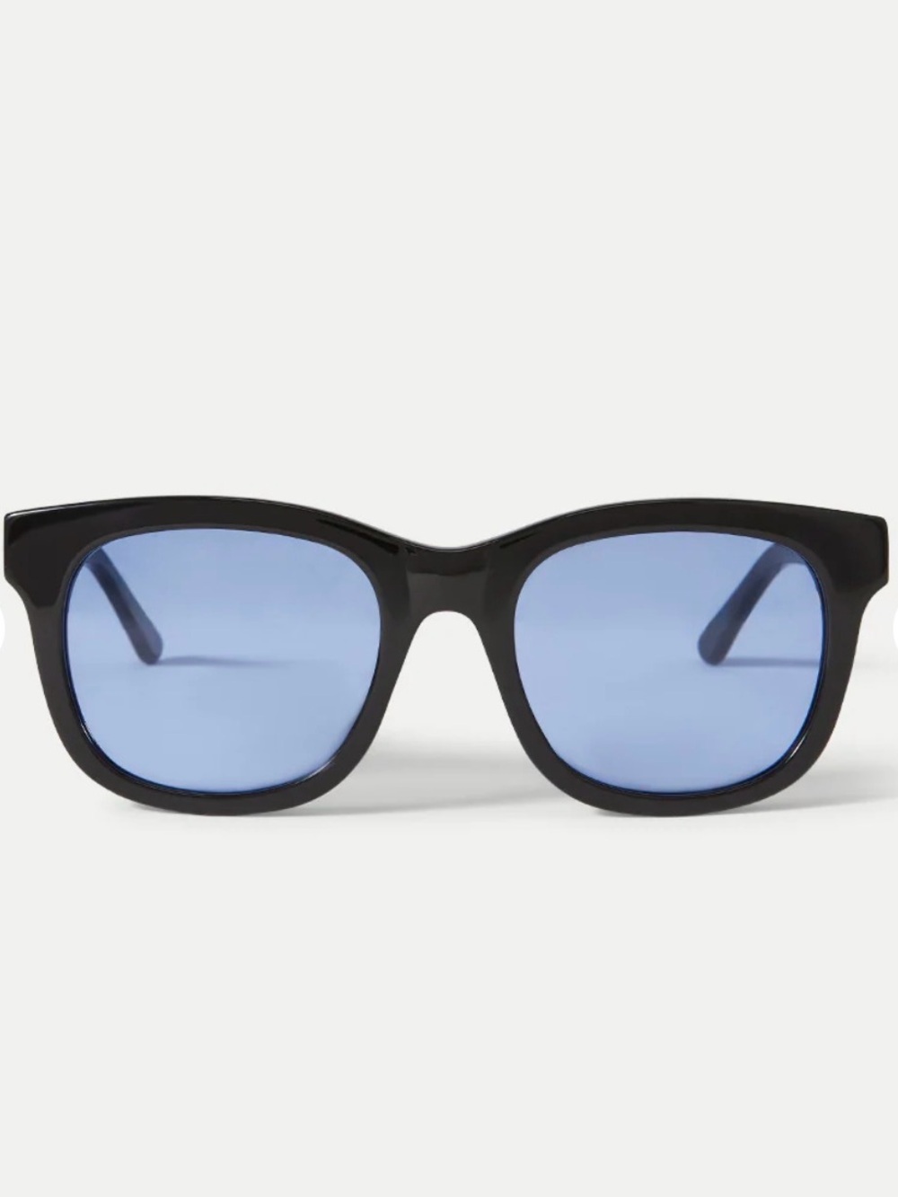 Veronica Beard NWT Jane Sunglasses Black Frames Blue Lenses Selima Optique $298 - Picture 1 of 6